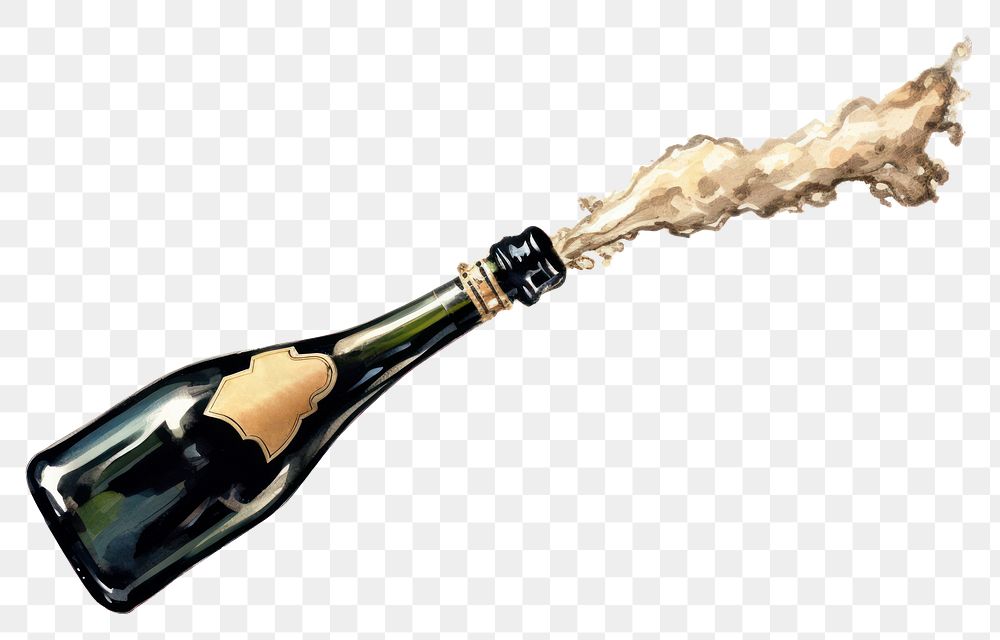 PNG Bottle champagne drink wine