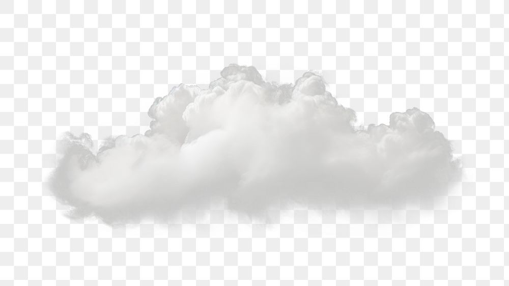 PNG Misty cloud nature white sky