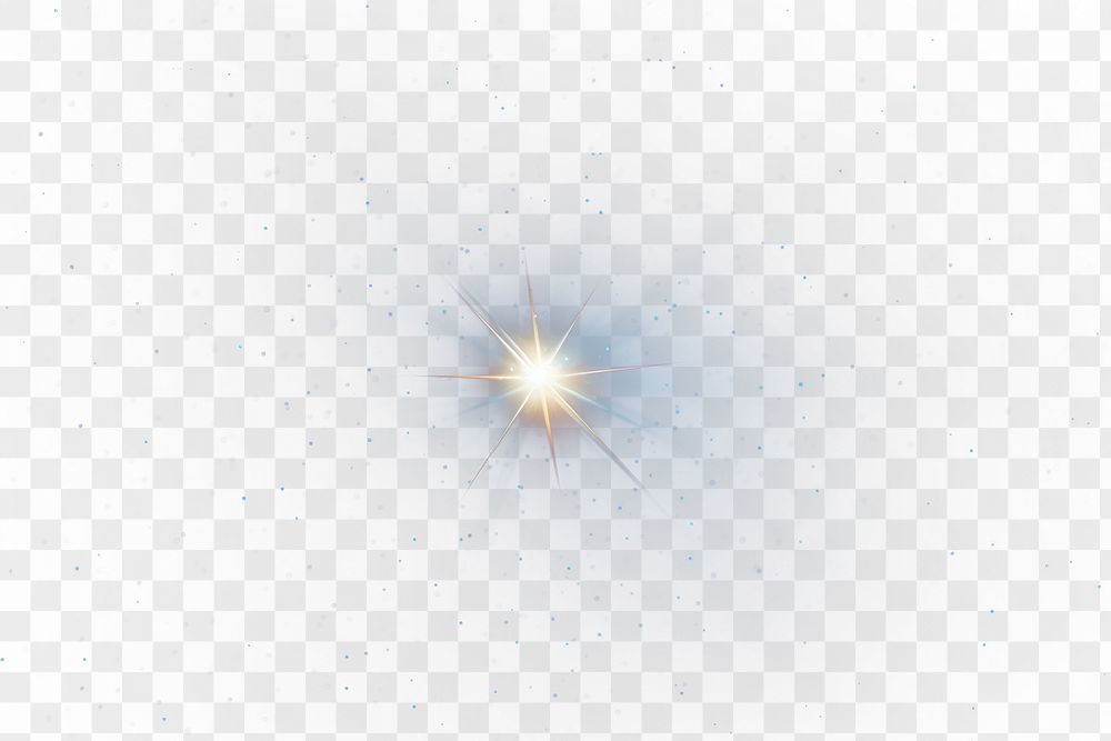 PNG shining star effect, transparent background AI generated image by rawpixel