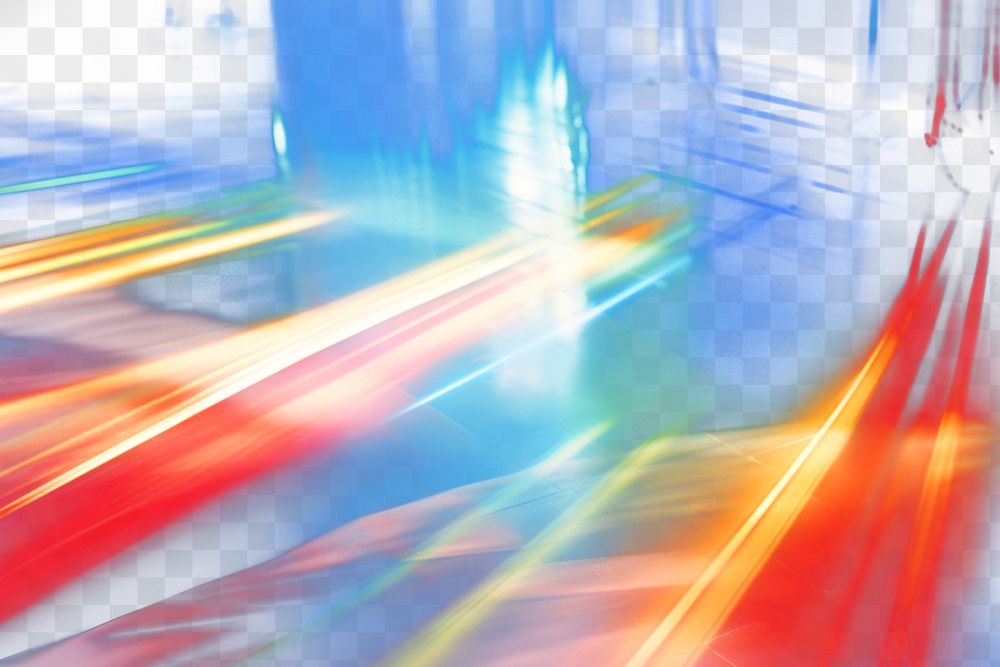 PNG Rainbow streaks light pattern laser. AI generated Image by rawpixel.