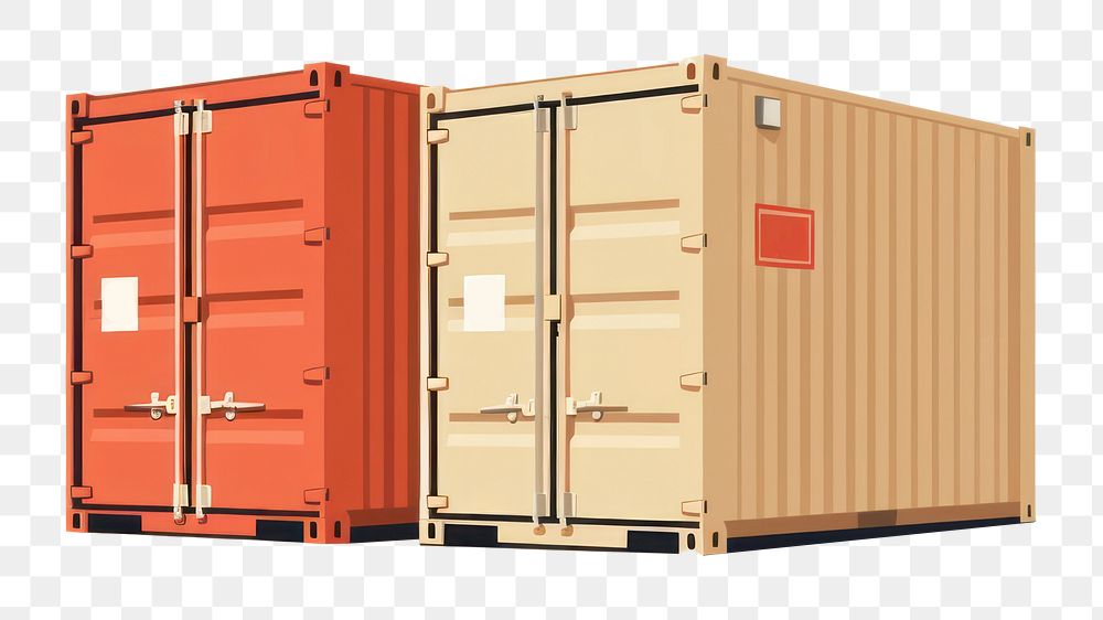 PNG Shipping containers architecture delivering cardboard. AI generated Image by rawpixel.