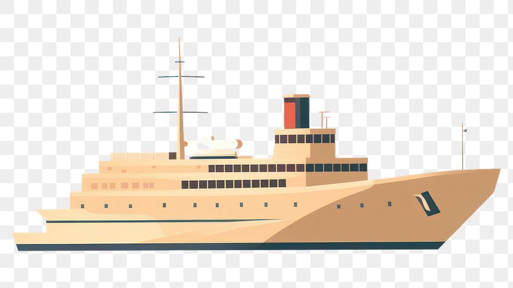 PNG Modern ship watercraft vehicle yacht. AI generated Image by rawpixel.