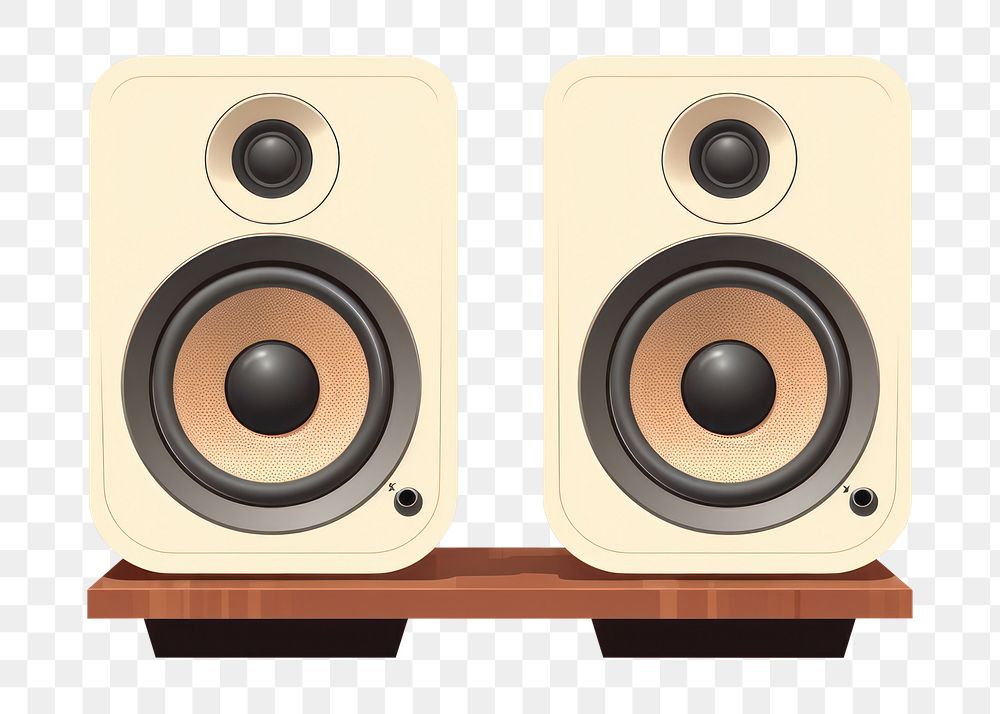 PNG Speakers electronics wood loudspeaker. 