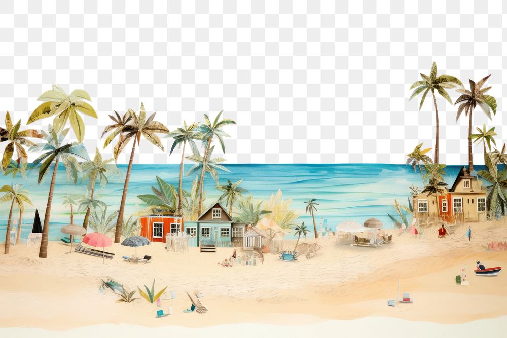 PNG Outdoors nature summer beach. AI generated Image by rawpixel.