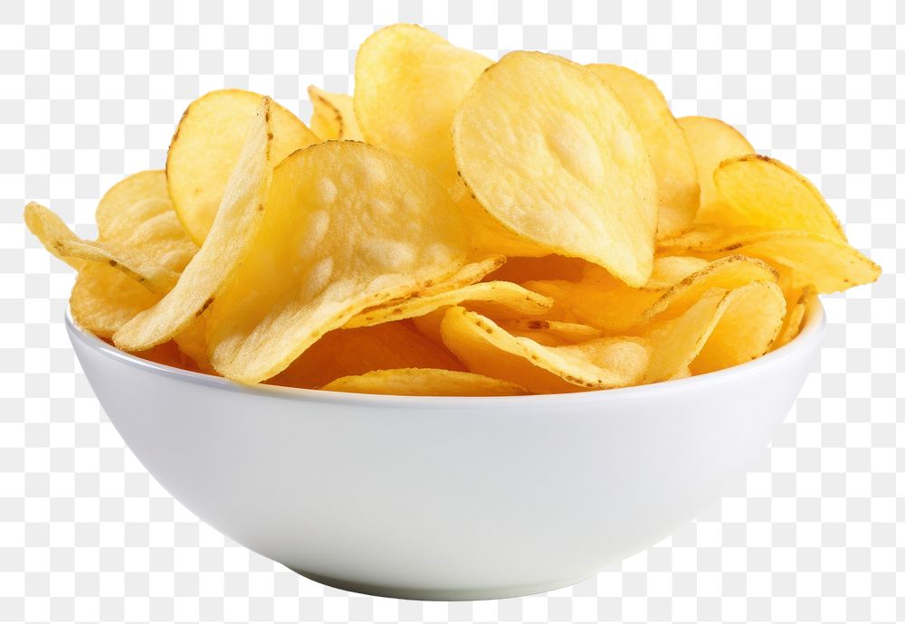 PNG Potato chips bowl snack food. 