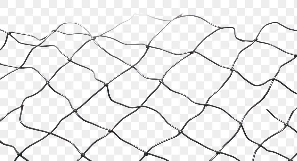 PNG Woven wire fence backgrounds white white background. AI generated Image by rawpixel.