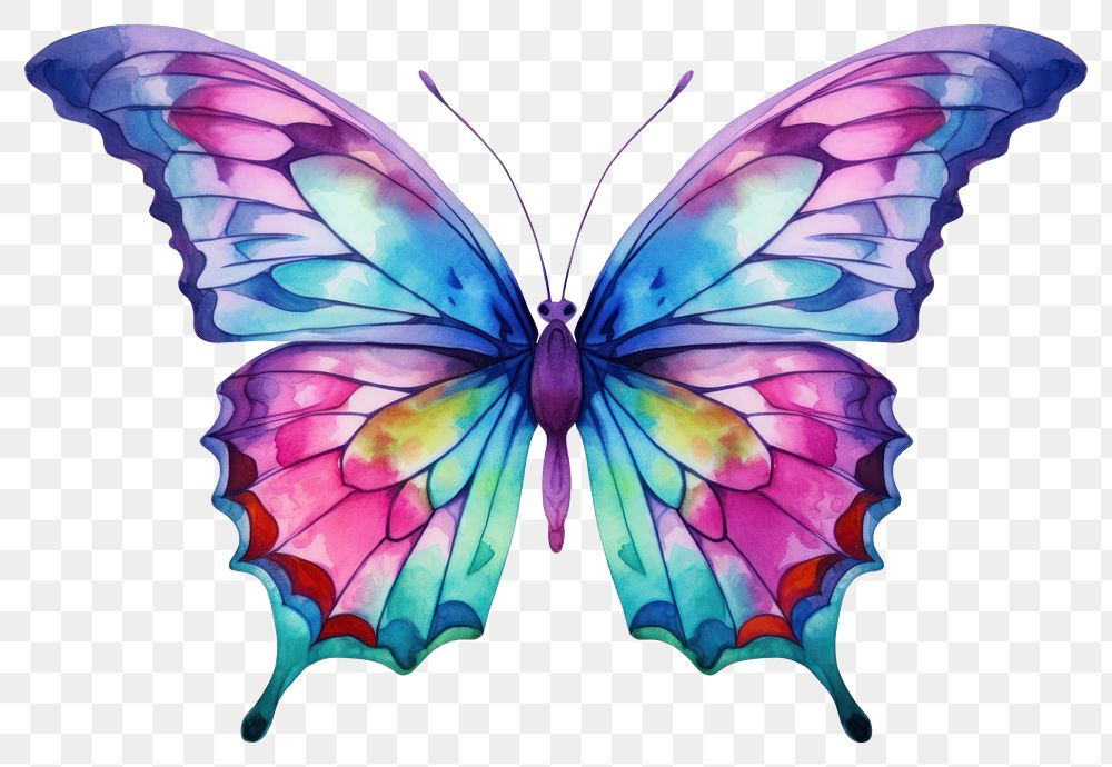 PNG Butterfly animal insect white background. 