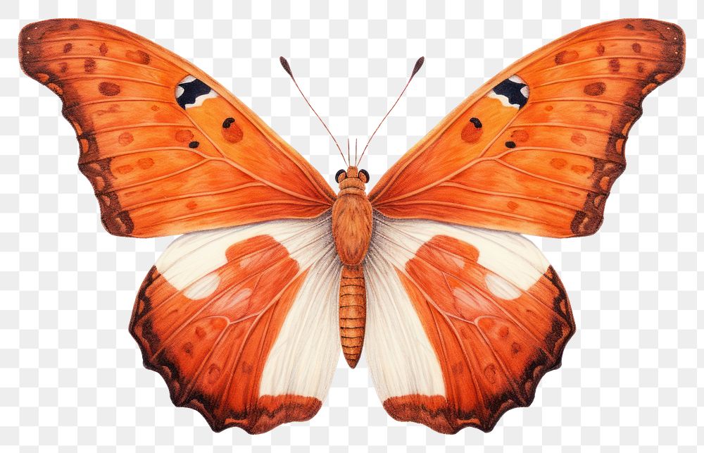 PNG Butterfly animal insect moth. AI generated Image by rawpixel.