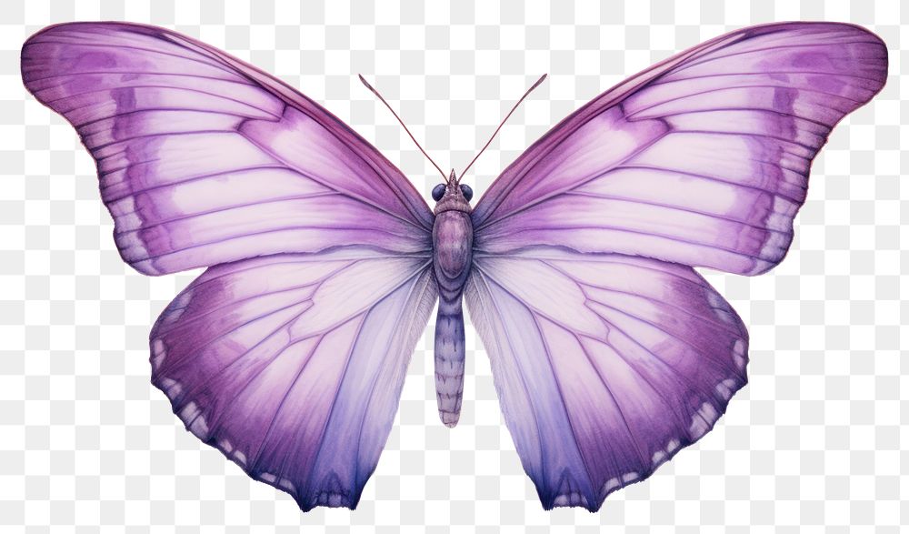 PNG Butterfly animal insect purple