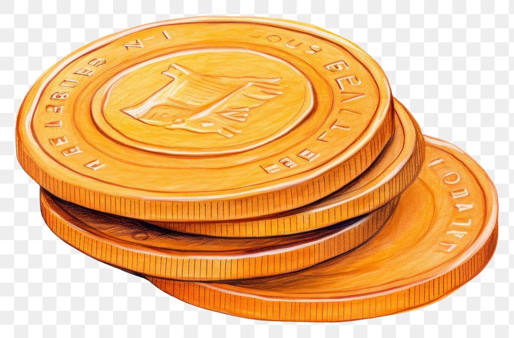 PNG Money coin investment currency. AI generated Image by rawpixel.