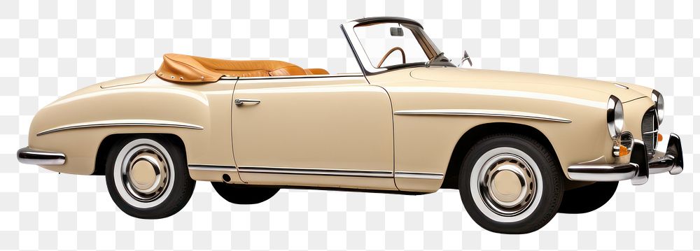 PNG Cabrio car convertible vehicle white background