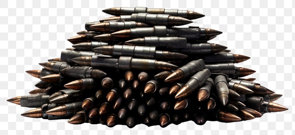 PNG Ammunition white background abundance weaponry. AI generated Image by rawpixel.