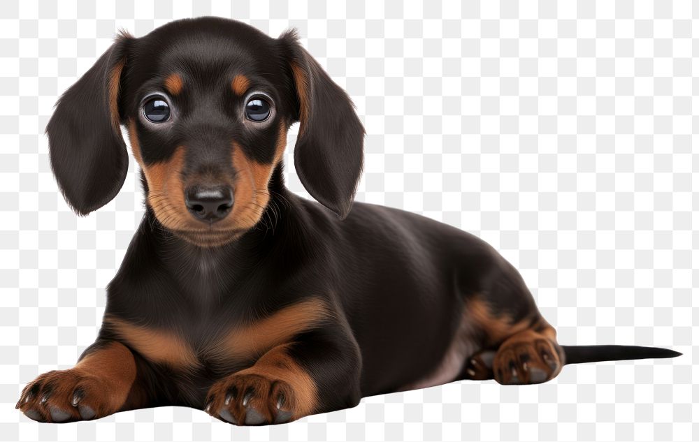 PNG Puppy dachshund animal mammal. AI generated Image by rawpixel.