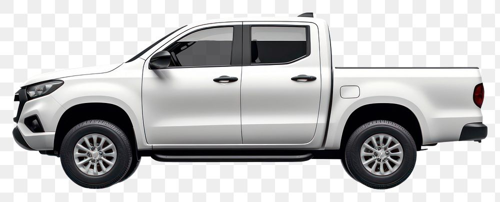 PNG Pickup car vehicle truck white background. AI generated Image by rawpixel.