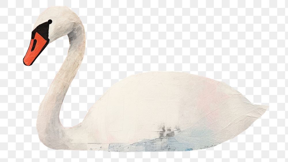 PNG Swan art painting animal. 