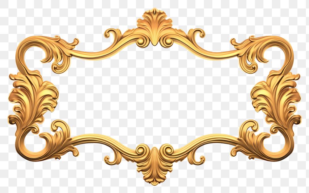 PNG Frame gold white background rectangle. 