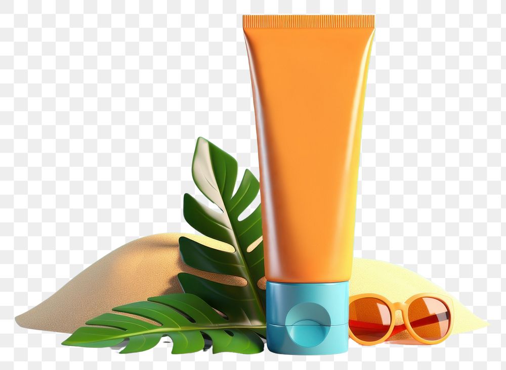 PNG Body care sunscreen cosmetics dynamite. AI generated Image by rawpixel.