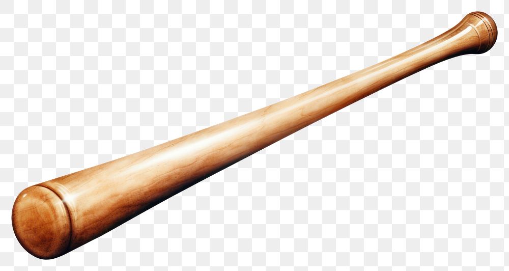 PNG A baseball bat white background simplicity softball. AI generated Image by rawpixel.