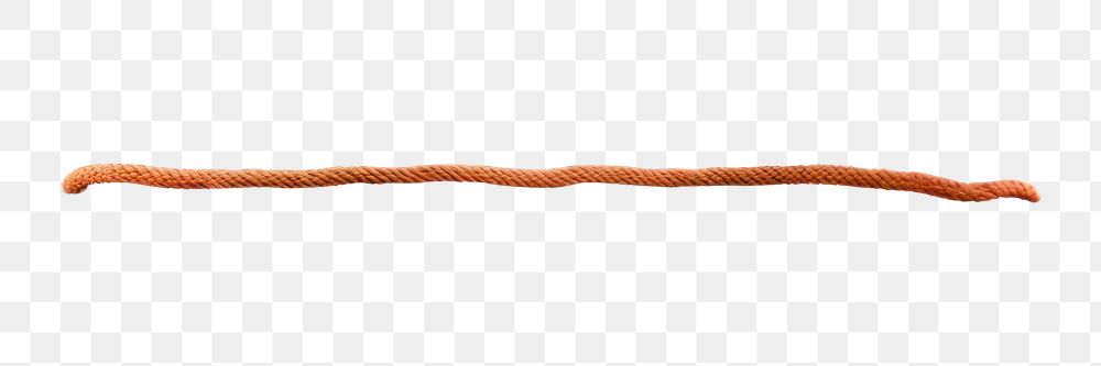 PNG A long rope white background brown single object. 