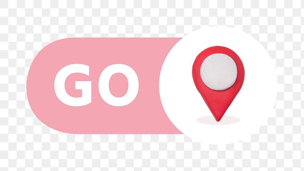 PNG Location go icon, transparent background