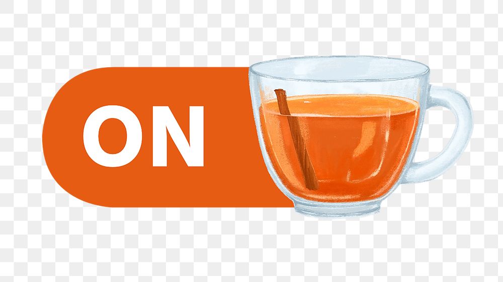 PNG Hot tea slide icon, transparent background