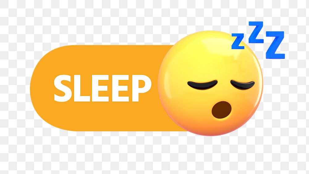 PNG Sleep emoticon icon, transparent background