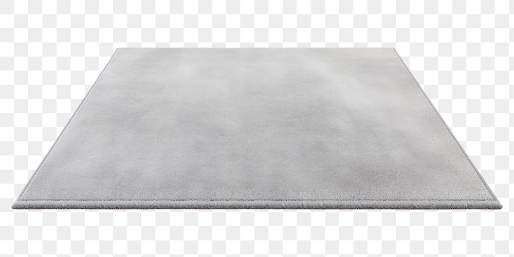 PNG Grey rug backgrounds floor white background. AI generated Image by rawpixel.