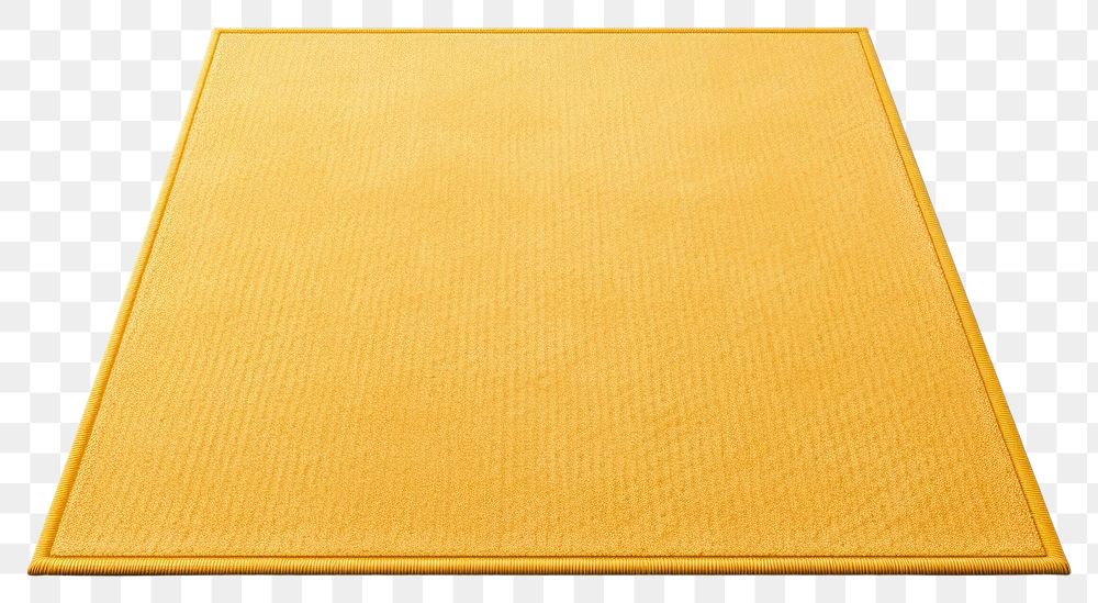 PNG Light yellow rug backgrounds mat white background. 