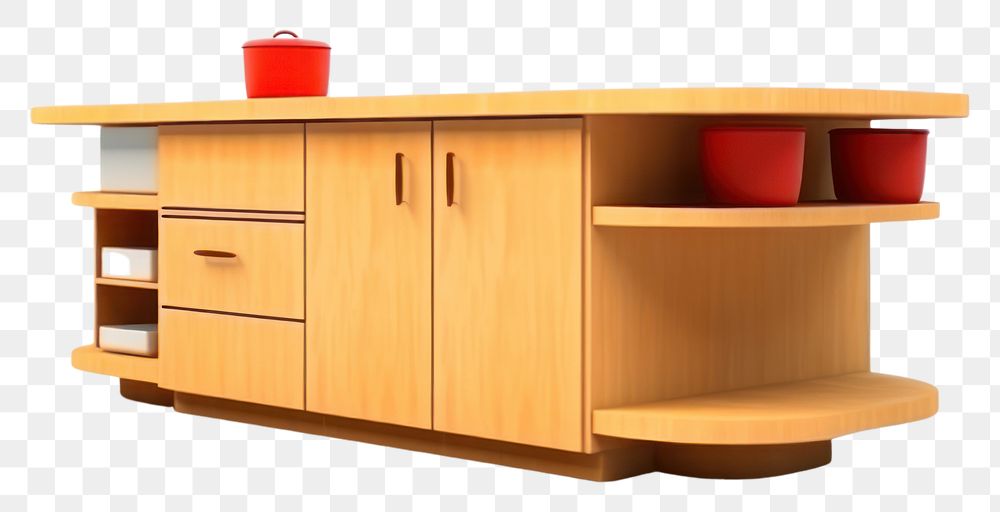 PNG Kitchen island furniture sideboard cabinet. AI generated Image by rawpixel.