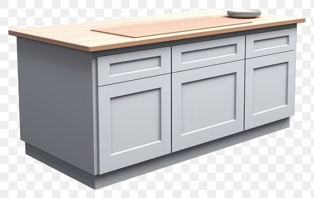 PNG Kitchen island furniture sideboard cabinet. AI generated Image by rawpixel.