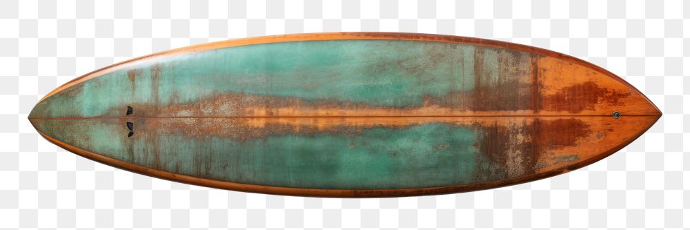 PNG Vintage Surfboard surfboard recreation turquoise. AI generated Image by rawpixel.