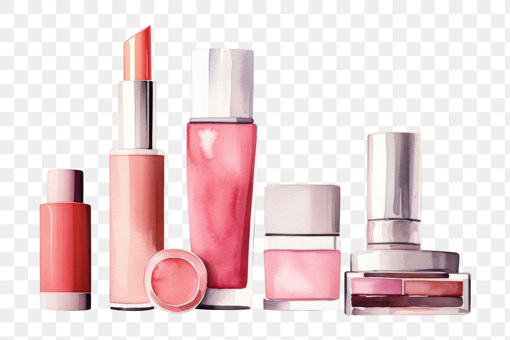 PNG Cosmetics lipstick bottle container. AI generated Image by rawpixel.