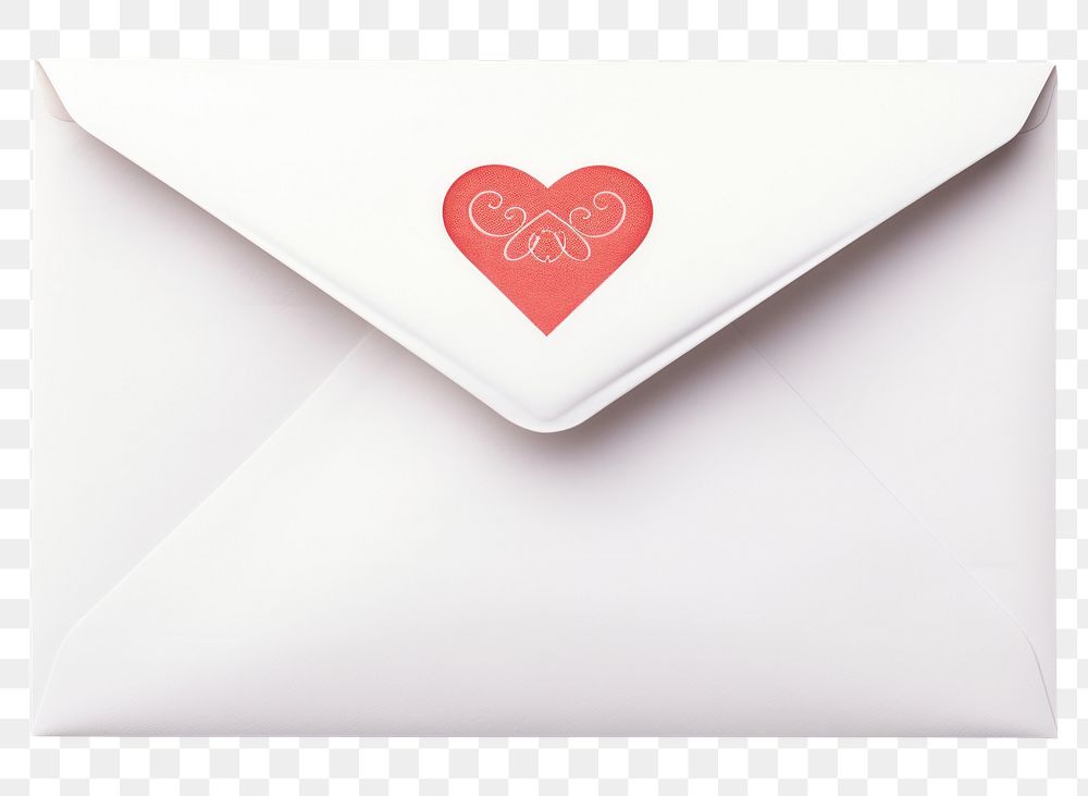 PNG Love letter envelope heart mail. AI generated Image by rawpixel.