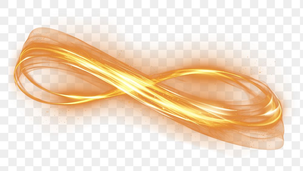 PNG Light gold twirl light circle curve. AI generated Image by rawpixel.