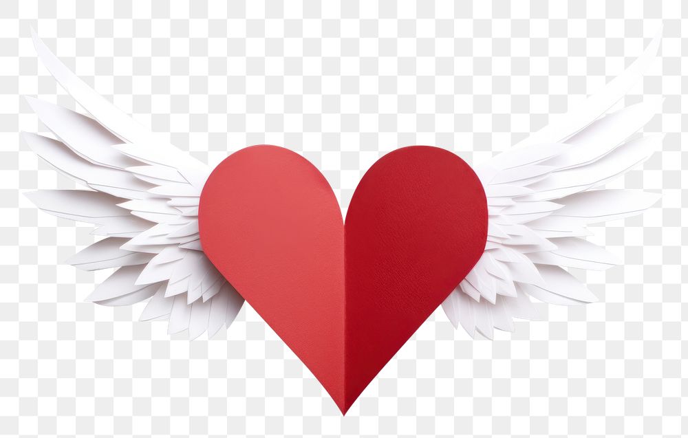 PNG Symbol heart white wing. AI generated Image by rawpixel.