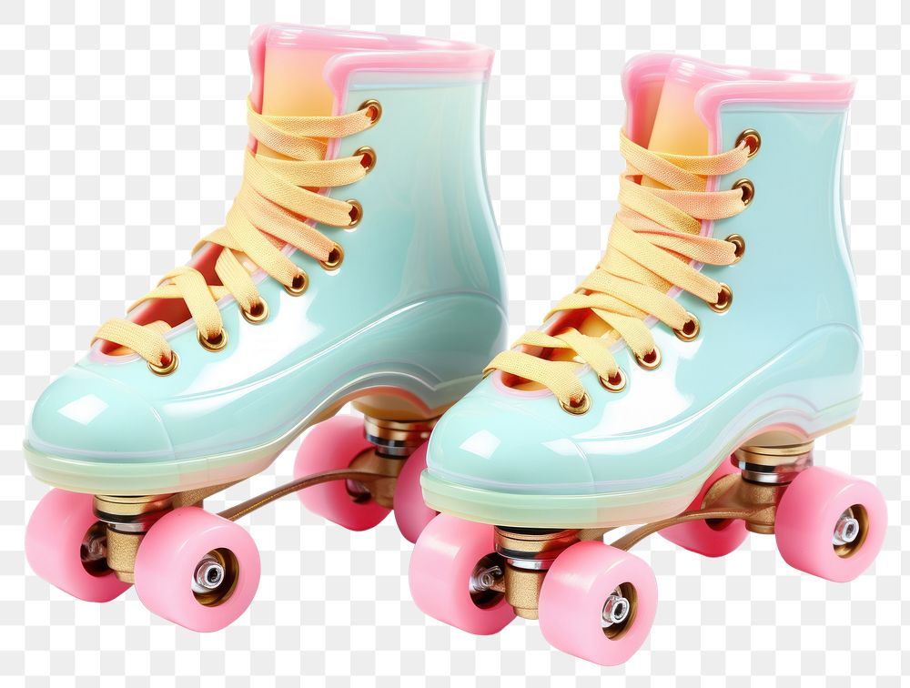 PNG Quad roller skates skating sports pair. AI generated Image by rawpixel.