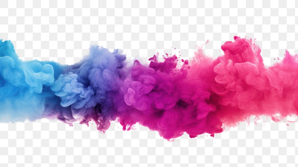 PNG Colorful powder backgrounds abstract paint. 
