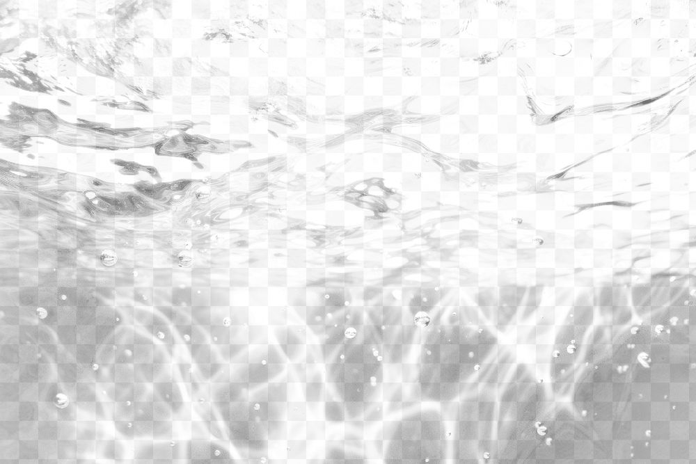 PNG water effect, transparent background 