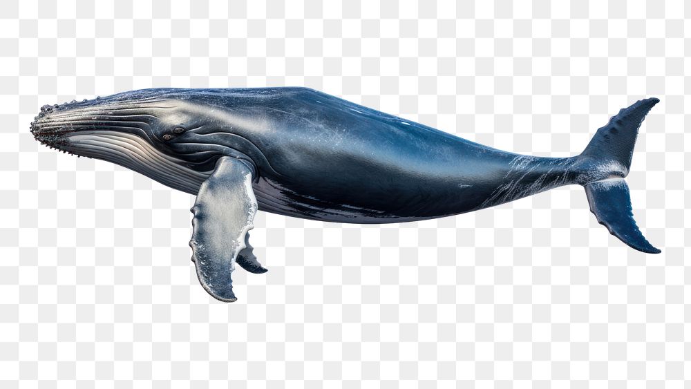 PNG Blue whale animal mammal fish. AI generated Image by rawpixel.