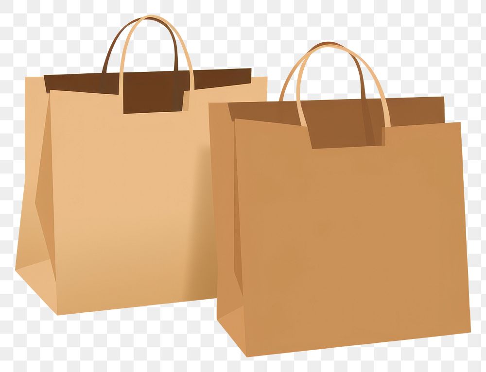 PNG  Shopping bags handbag shopping bag accessories. AI generated Image by rawpixel.