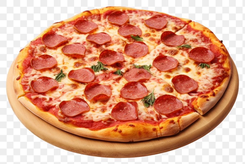 PNG Pepperoni pizza pepperoni food pepperoni pizza. AI generated Image by rawpixel.