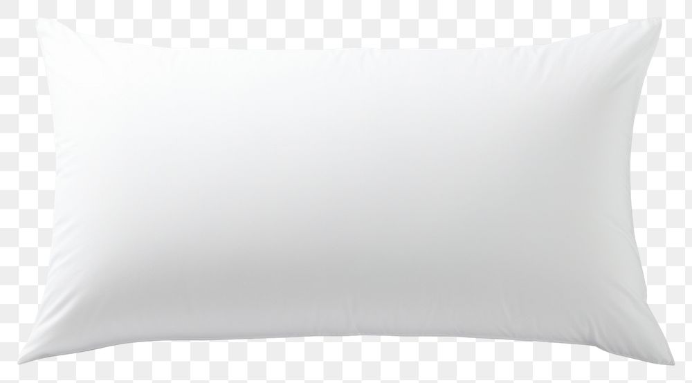 PNG Pillow cushion white white background. AI generated Image by rawpixel.