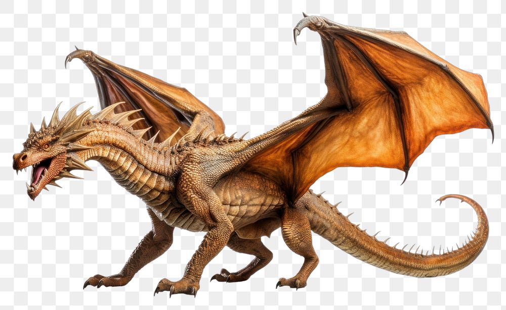 PNG Dragon dinosaur reptile animal. 