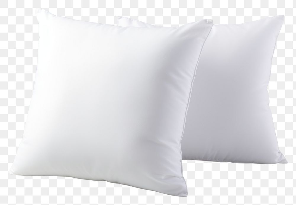 PNG Square pillows cushion white  