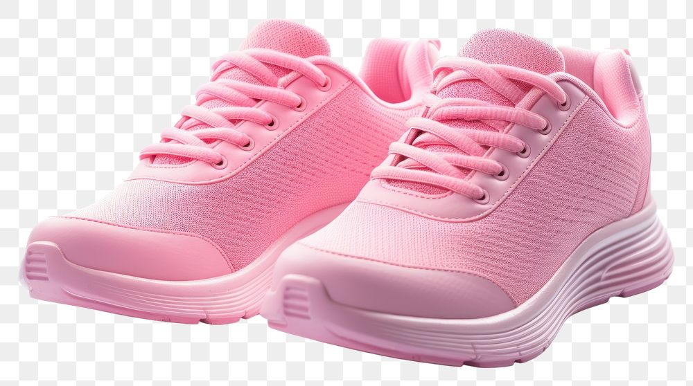 PNG Pink sport shoes footwear clothing magenta. AI generated Image by rawpixel.