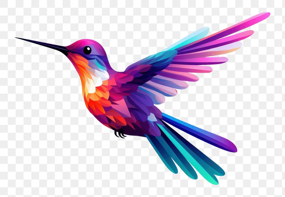 PNG Hummingbird hummingbird animal flying. AI generated Image by rawpixel.