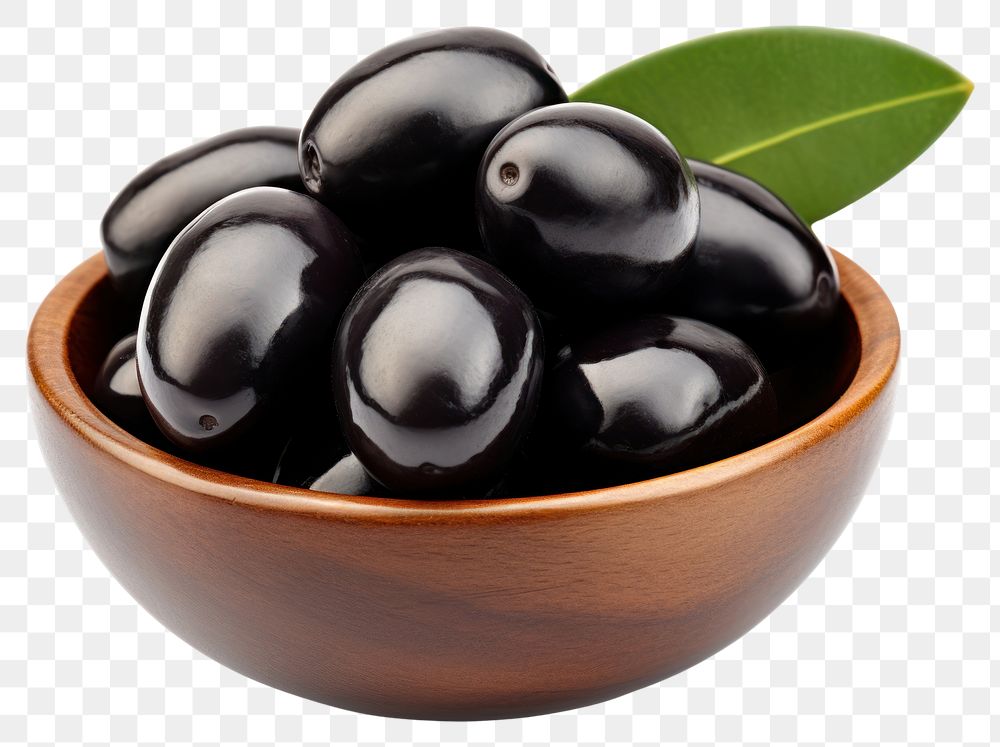 PNG Olives bowl blueberry fruit. AI generated Image by rawpixel.