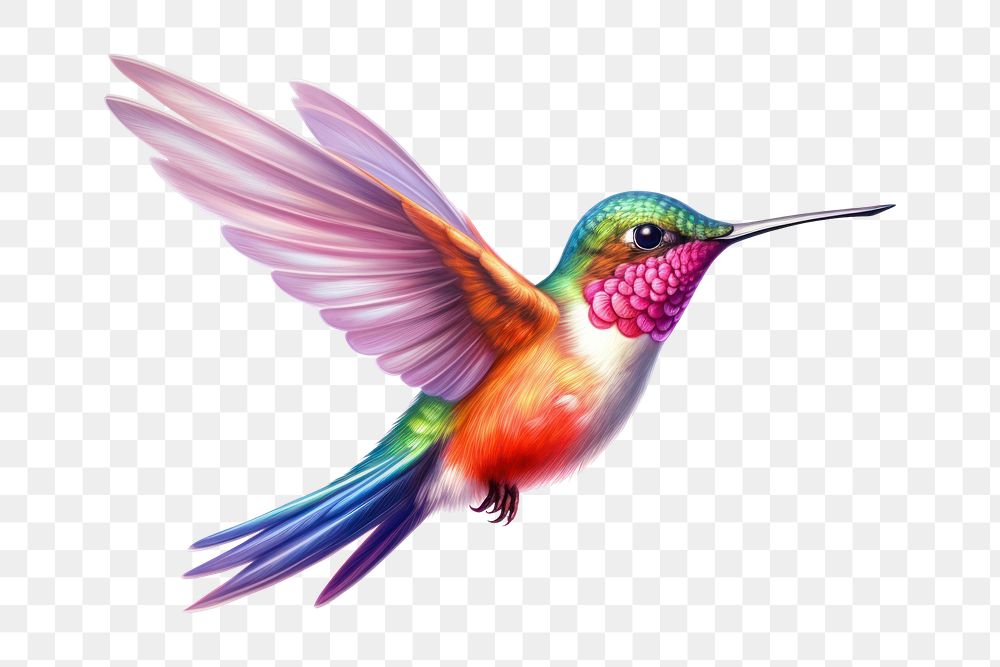 PNG Hummingbird drawing cartoon animal. 