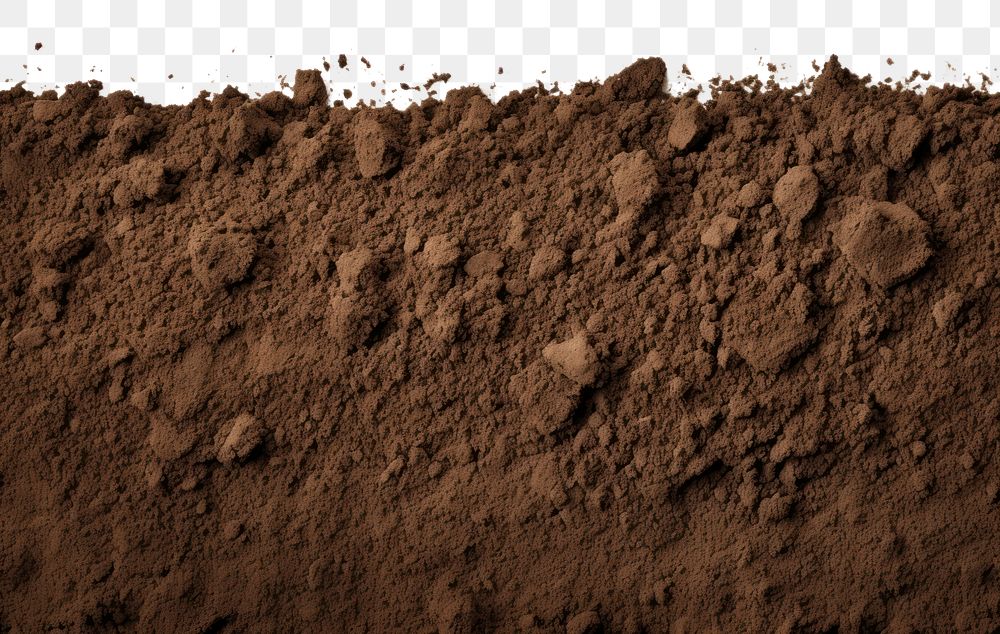 PNG Soil backgrounds chocolate textured. AI generated Image by rawpixel.