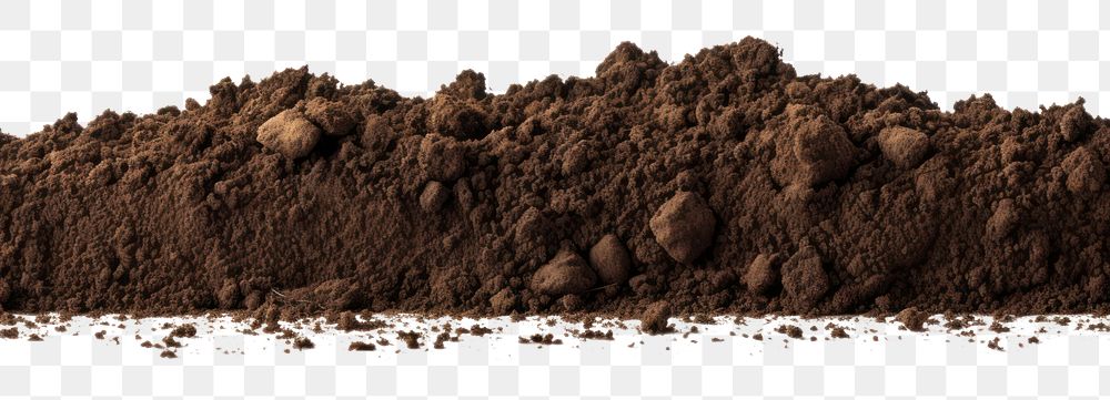 PNG Soil chocolate dessert powder. AI generated Image by rawpixel.